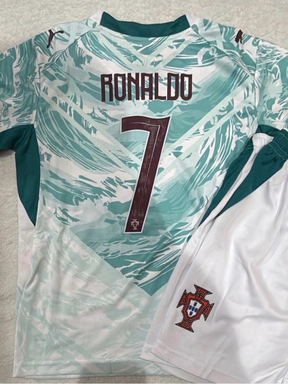 Ronaldo Portugal Jersey kids set